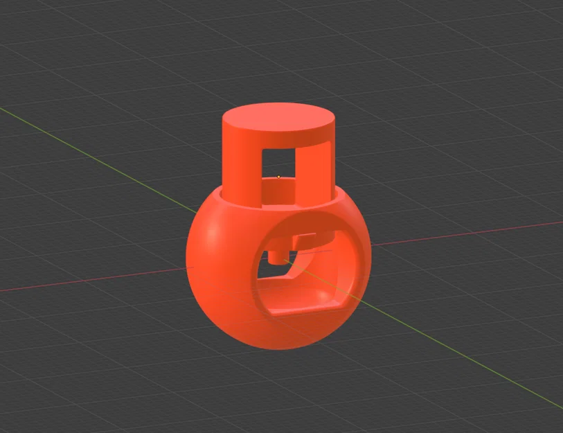 Chốt chặn dây rút hình cầu (Generic Spherical Cord Lock/Stopper/Toggle) - Image 1