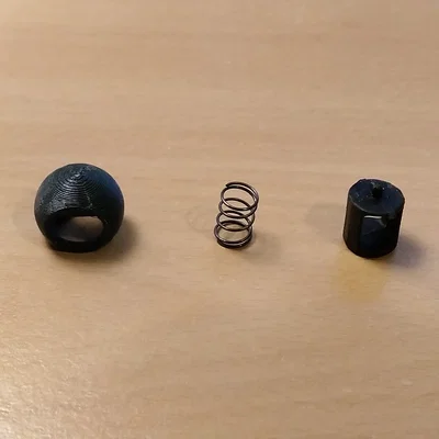 Chốt chặn dây rút hình cầu (Generic Spherical Cord Lock/Stopper/Toggle)