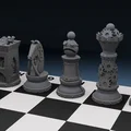 Bộ Cờ Vua Magnetic Steampunk Độc Đáo - Tự In 3D Tại Nhà - Thumbnail 1