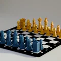 Bộ Cờ Vua Magnetic Steampunk Độc Đáo - Tự In 3D Tại Nhà - Thumbnail 2