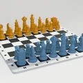 Bộ Cờ Vua Magnetic Steampunk Độc Đáo - Tự In 3D Tại Nhà - Thumbnail 3