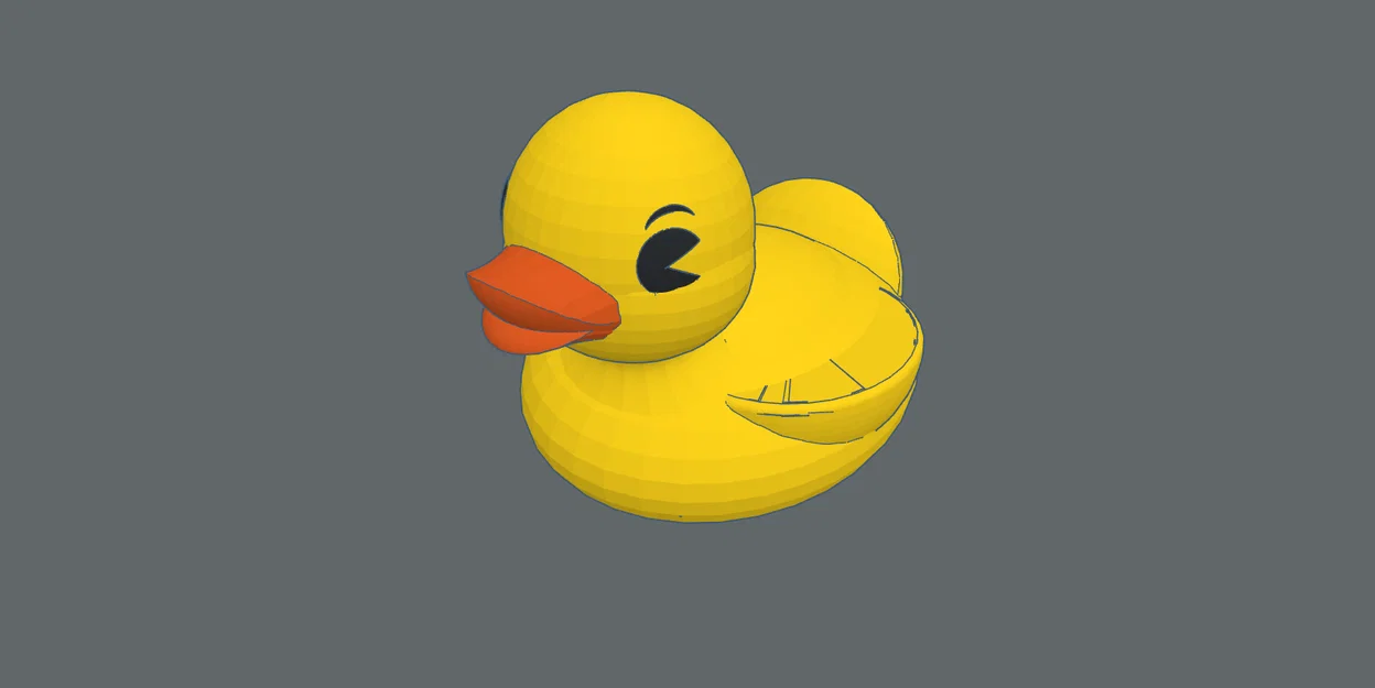 Mô hình chú vịt cao su (Rubber Duck) in 3D trang trí siêu dễ thương - Image 1