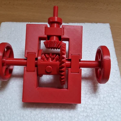 Mô hình bộ vi sai 3D chức năng – Học tập cơ khí trực quan