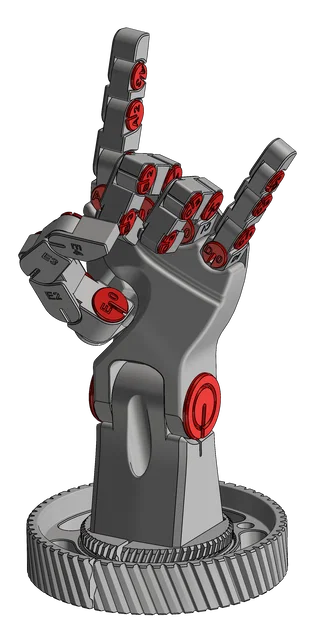 Bàn tay Robot Tạo Dáng (Tay Trái) (PLA) - Image 9