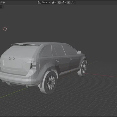 Mô hình 2010 Ford Edge in 3D chi tiết - File STL miễn phí