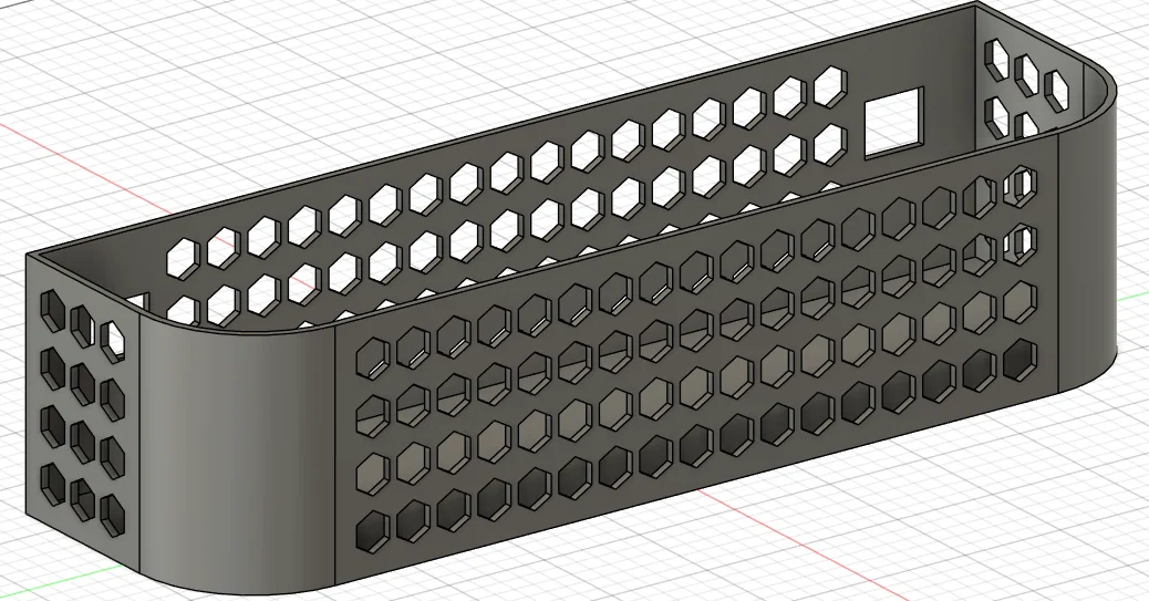 Khay đựng đồ cạnh giường họa tiết tổ ong in 3D tiện dụng - Image 1