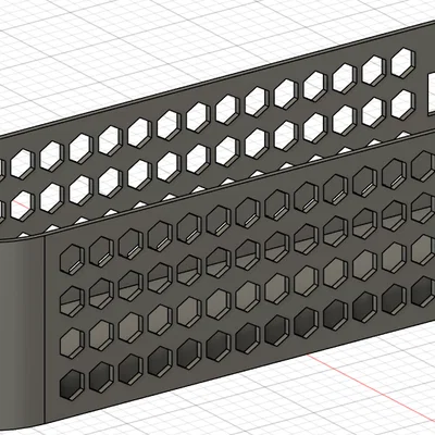 Khay đựng đồ cạnh giường họa tiết tổ ong in 3D tiện dụng