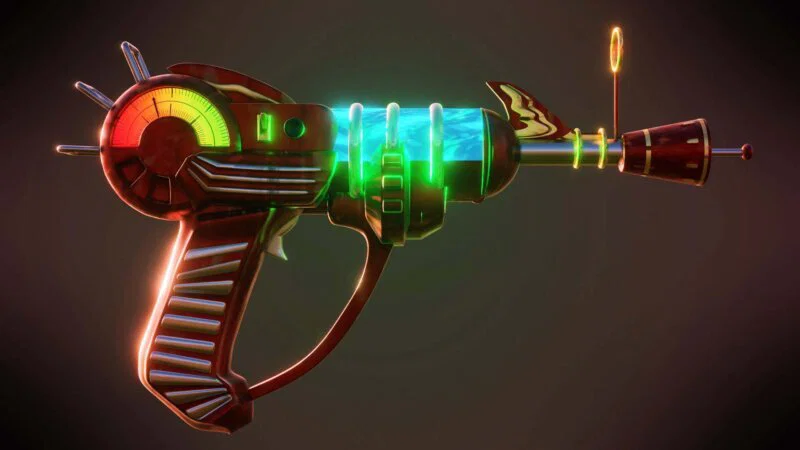 Mô hình Ray Gun - Súng Laser viễn tưởng in 3D cực chất - Image 1