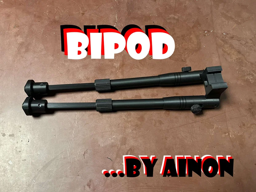 Chân chống 2 càng (Bipod) – Nožičky cho Airsoft, BB gun, Air gun - Image 1