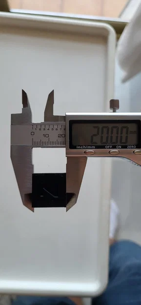 Khối lập phương hiệu chuẩn máy in 3D (Calibration Cube) 20mm - Image 2