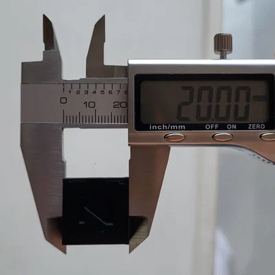 Khối lập phương hiệu chuẩn máy in 3D (Calibration Cube) 20mm