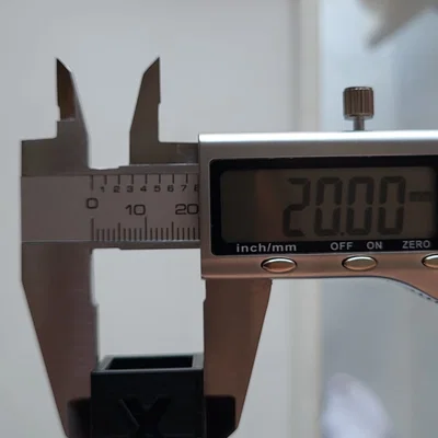 Khối lập phương hiệu chuẩn máy in 3D (Calibration Cube) 20mm