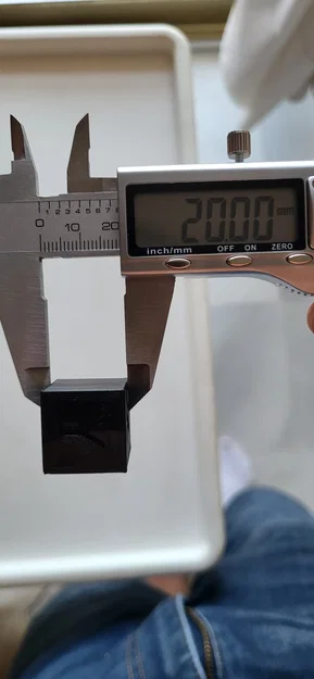 Khối lập phương hiệu chuẩn máy in 3D (Calibration Cube) 20mm - Image 4