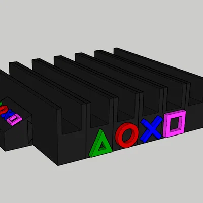 Khay Đựng Đĩa Game Modular Cho PS4 và PS5 Độc Đáo