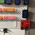Ngàm gắn sạc pin Milwaukee M12/M18 cho bảng treo Ikea Skadis - Thumbnail 3