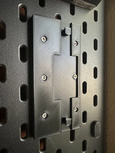Giá Treo Sạc Milwaukee cho Ikea Skadis M12/M18 dùng M3 T-Nut - REMIX - Image 2