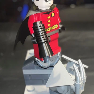 Mô hình Brick Batman Rooftop trưng bày cỡ đại (tỉ lệ 5:1)
