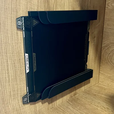 Giá treo tường/đế dựng tấm PEI/PEY (Build Plate) 235x235 – giữ 3 tấm