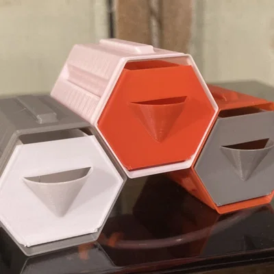 Hộp Lục Giác & Ngăn Kéo (Vase Mode)