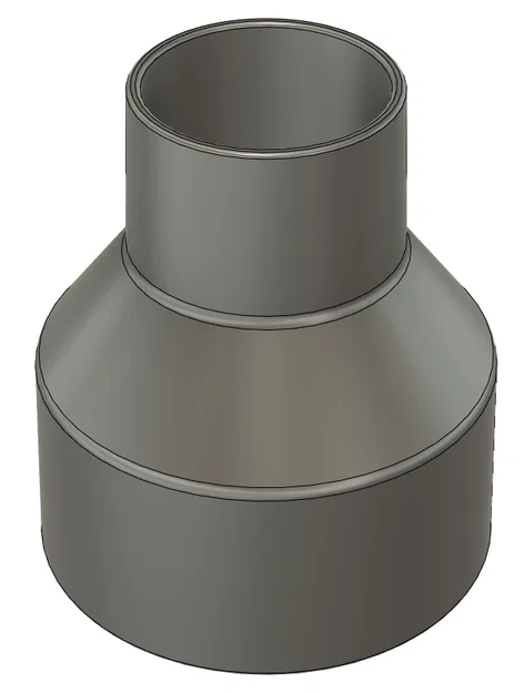Đầu chuyển đổi ống hút bụi 100mm sang 60mm (Dust collector adaptor) - Image 1