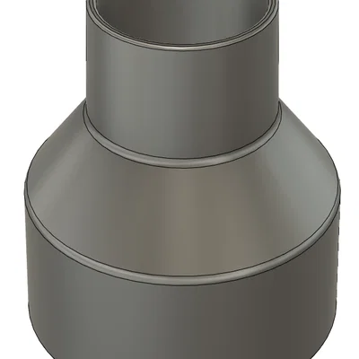 Đầu chuyển đổi ống hút bụi 100mm sang 60mm (Dust collector adaptor)