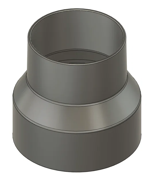 Adapter ống hút bụi 120 sang 100mm - Image 1