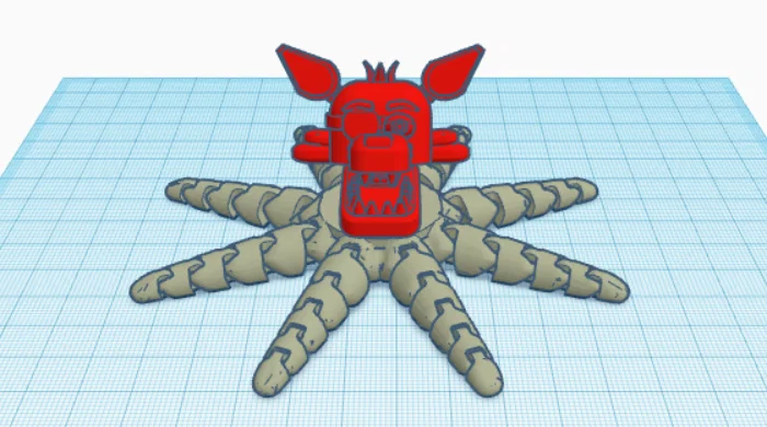 Mô hình Octofoxy in 3D linh hoạt lấy cảm hứng từ FNAF - Image 1