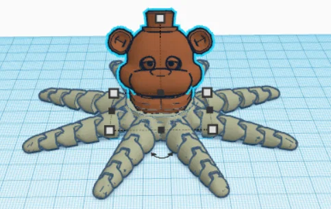 Mô hình OctoFreddy V.2 - Bạch tuộc khớp nối phong cách FNAF - Image 1
