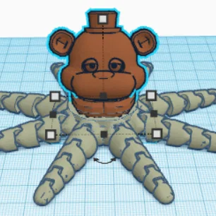 Mô hình OctoFreddy V.2 - Bạch tuộc khớp nối phong cách FNAF