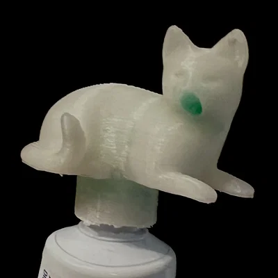 Nắp đậy kem đánh răng hình mèo Crest in 3D độc đáo