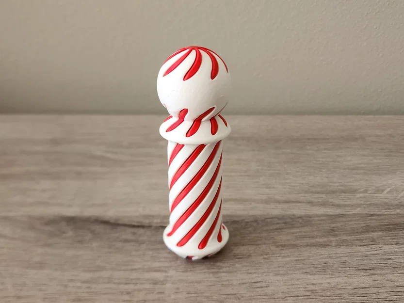 Mô hình đồ chơi Barber Pole Impossible Passthrough in 3D độc đáo - Image 2