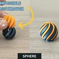 Mô hình quả cầu xoắn Sphere Impossible Passthrough độc đáo - Thumbnail 1