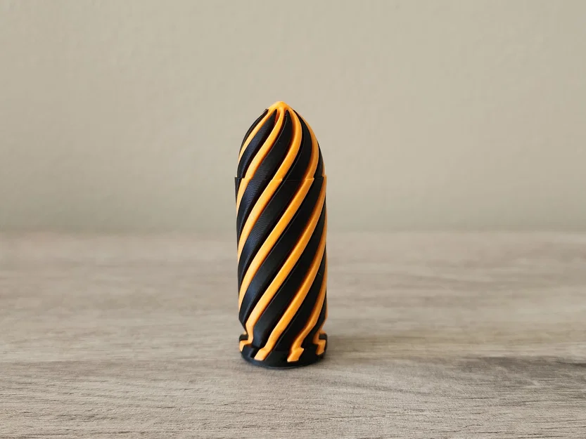 Mô hình đồ chơi 3D đạn 9mm xoắn ốc Impossible Passthrough - Image 2