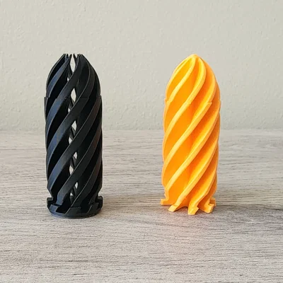 Mô hình đồ chơi 3D đạn 9mm xoắn ốc Impossible Passthrough