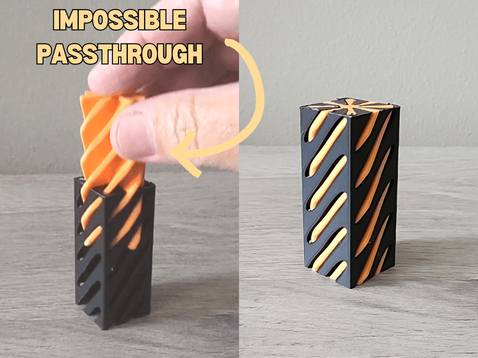 Mô hình Square Impossible Passthrough in 3D giải trí độc đáo - Thumbnail 1