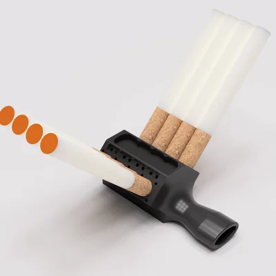 Giá đỡ thuốc lá hình khối động cơ độc lạ in 3D
