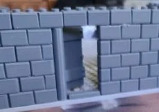 Cửa gỗ - Tương thích với gạch Lego® và các hệ thống TTRPG 25mm như D&D® - Image 1