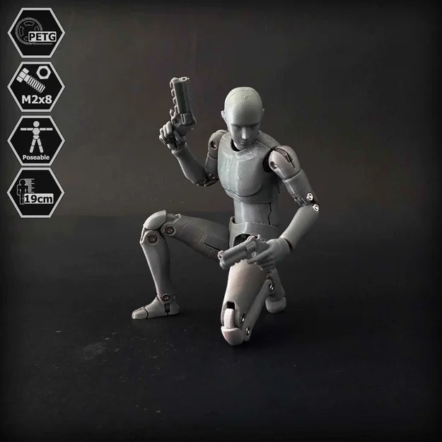 Mô hình Action Figure tỉ lệ 1/10 A.D.A.M 01 - Image 2