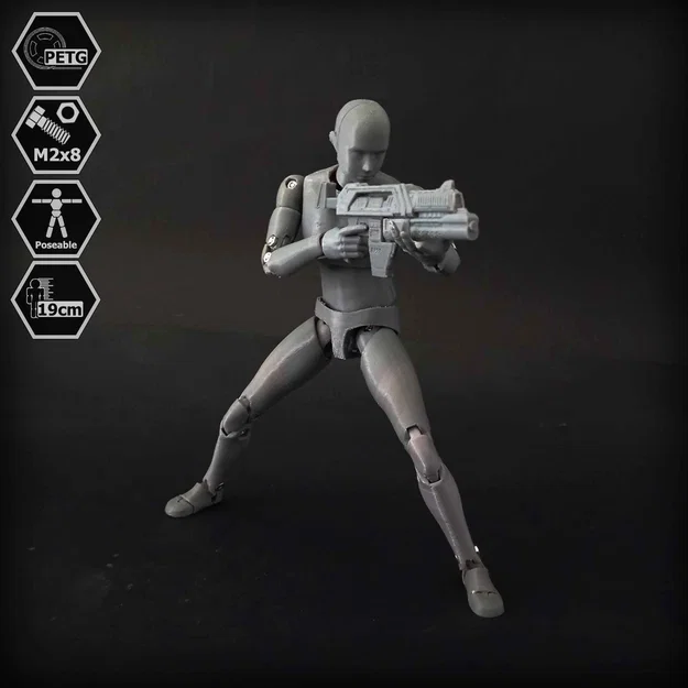 Mô hình Action Figure tỉ lệ 1/10 A.D.A.M 01 - Image 4