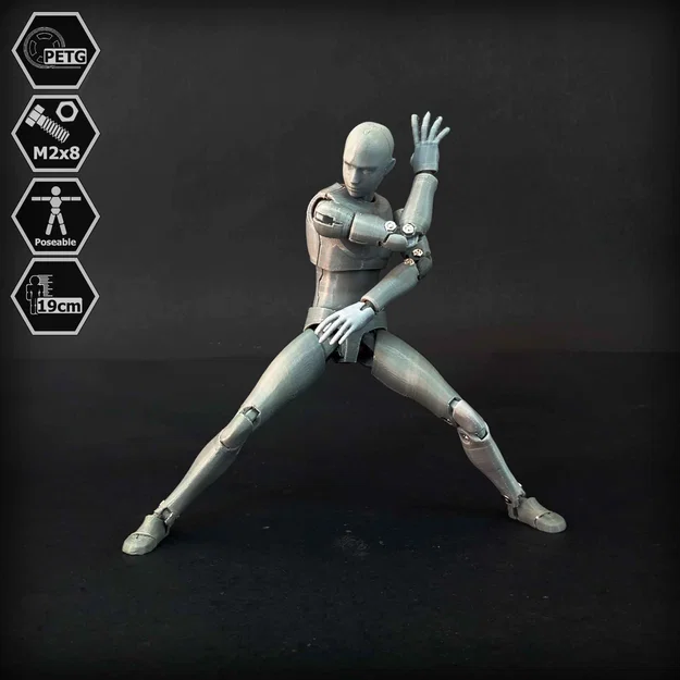 Mô hình Action Figure tỉ lệ 1/10 A.D.A.M 01 - Image 6