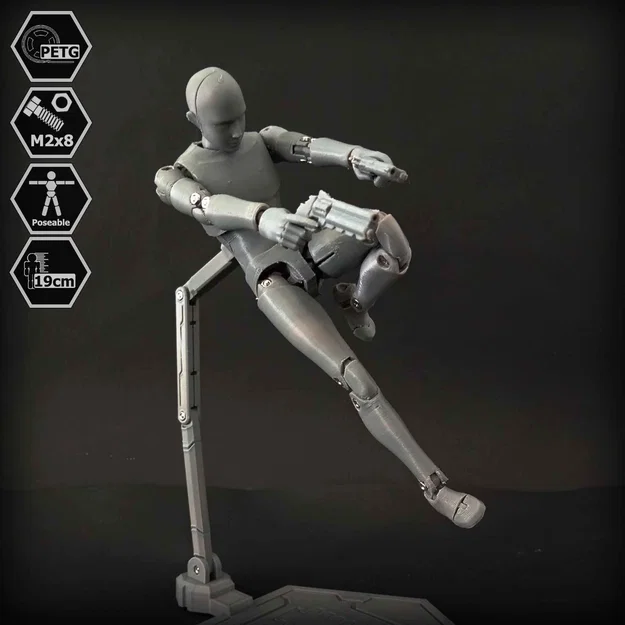 Mô hình Action Figure tỉ lệ 1/10 A.D.A.M 01 - Image 8