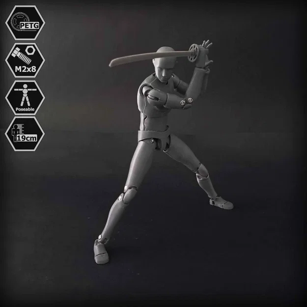 Mô hình Action Figure tỉ lệ 1/10 A.D.A.M 01 - Image 9