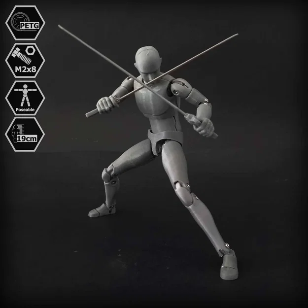 Mô hình Action Figure tỉ lệ 1/10 A.D.A.M 01 - Image 10