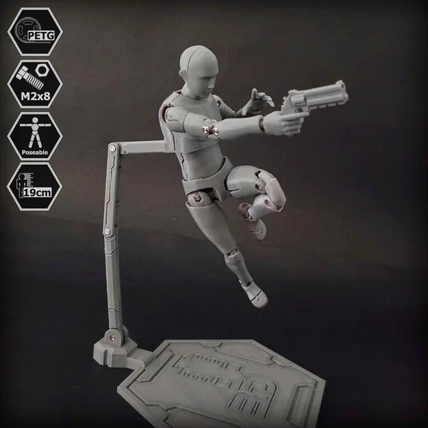 Mô hình Action Figure tỉ lệ 1/10 A.D.A.M 01 - Image 11