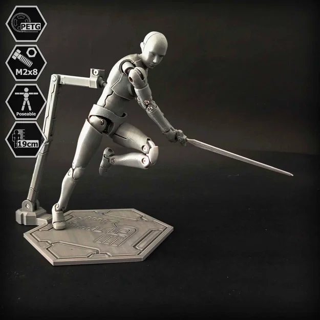 Mô hình Action Figure tỉ lệ 1/10 A.D.A.M 01 - Image 15