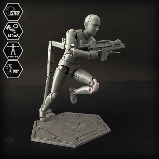 Mô hình Action Figure tỉ lệ 1/10 A.D.A.M 01 - Image 17