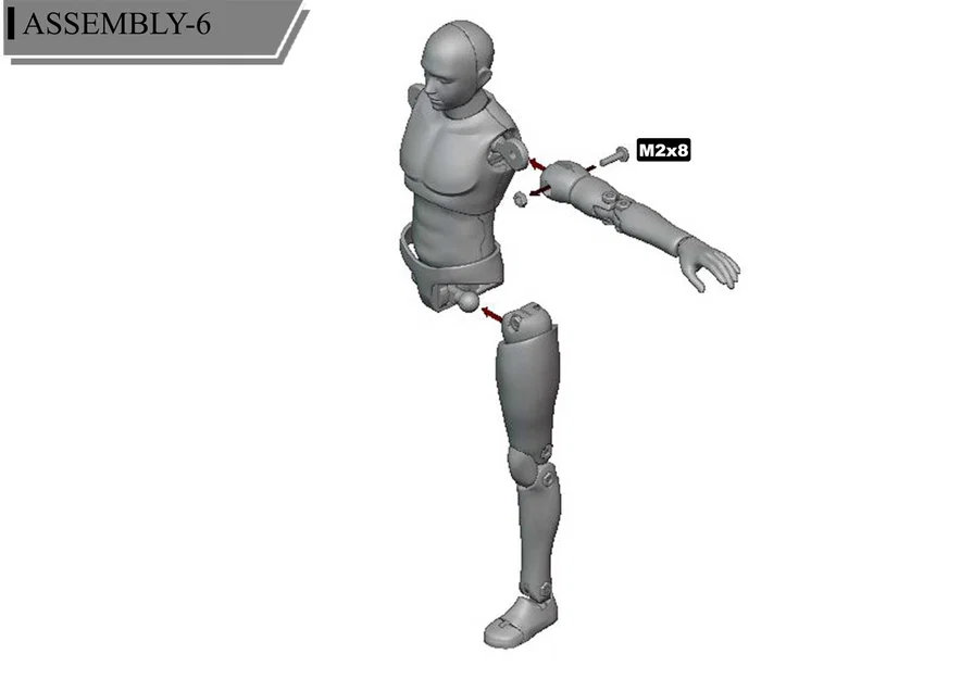 Mô hình Action Figure tỉ lệ 1/10 A.D.A.M 01 - Image 24