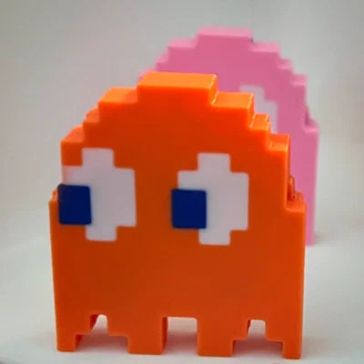Đồ chơi fidget Ma Pacman 8bit có nam châm - Inky, Blinky, Pinky & Clyde
