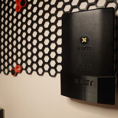 Giá treo bộ tua vít IFixit Mako trên bảng Honeycomb Storage Wall