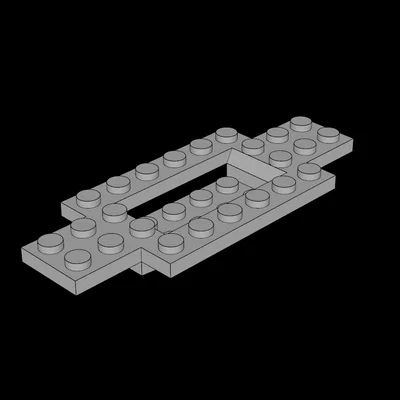 Mẫu Đế Xe Lego 10x4 Tương Thích Tự In 3D Độc Đáo